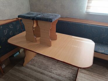 мебель стол и стулья для зала: Продаю Набор Кухонный уголок, Самовывоз