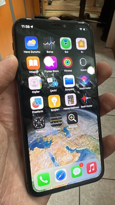 ayfon 6 s: IPhone X, 256 GB, Qara, Simsiz şarj