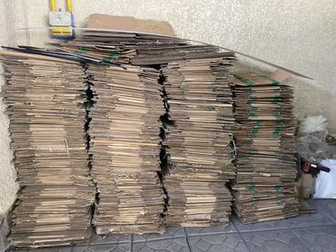 принимаю пластик: Продаю б/у картоны 5 сом за 1 кг.Предлагаются листы гофрированного