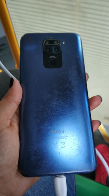 Redmi Note 9 Pro Max, 128 ГБ, цвет - Голубой, Отпечаток пальца, Две SIM карты