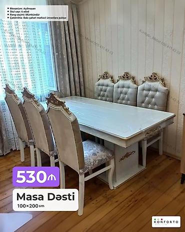 Masa Dəsti – 100×200 sm - Klassik dizaynlı, ağ və qızılı bəzək lalafo.az -da Masa Dəsti – 100×200 sm - Klassik dizaynlı, ağ və qızılı bəzək