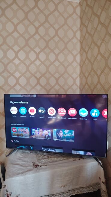 tcl tv: İşlənmiş Televizor TCL 50" 4K (3840x2160)