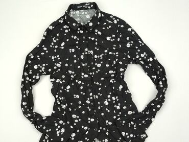 shein czarne bluzki: Koszula Damska, Cropp, XS, stan - Dobry