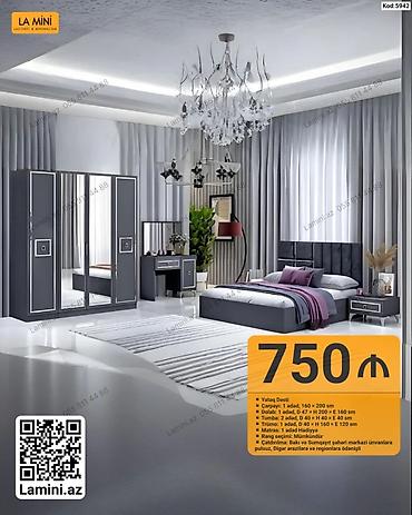 matras sumqayit: Yataq Dəsti – Kod: 5942 Minimalist və zərif dizaynlı tam komplekt: - — 1