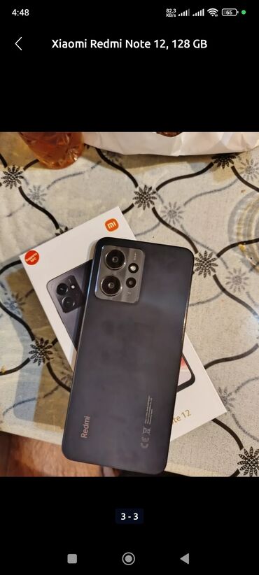 redmi not 7 ikinci el: Xiaomi Redmi Note 12, 8 GB, rəng - Boz