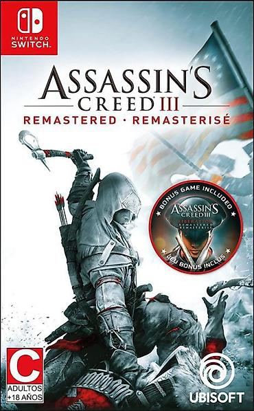 Видеоигры и приставки: Assassin’s Creed III Remastered – Nintendo Switch üçün oyun - — 1