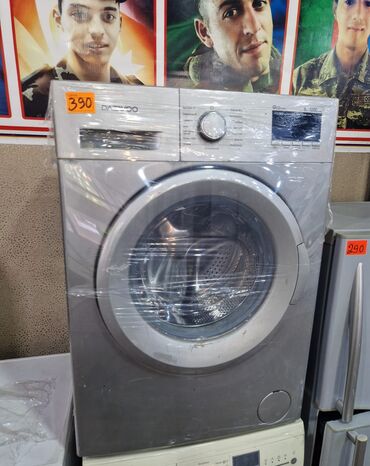 Soyuducu vitrinləri: Paltaryuyan maşın Daewoo, 6 kq, İşlənmiş, Avtomat, Qurutma var, Kredit var