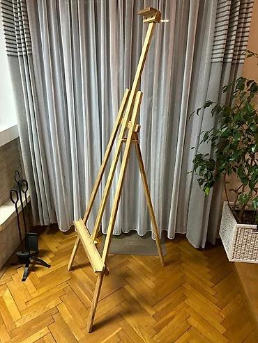 Slike i ramovi: Drvena slikarska štafelaj (studijski/akademski tip) - Model: ars nova — 4