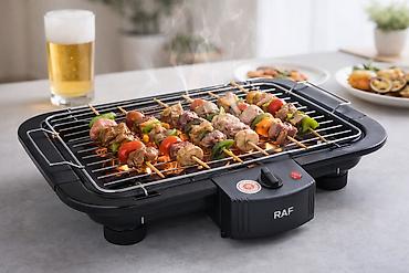 Kabab malları: №: 12525 Məhsulun adı: Elektrikli BBQ Manqal R-5301 2000W Brend: RAF — 3