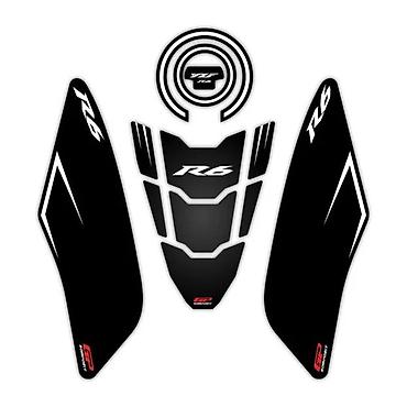stikeri: Komplet 3D zaštitnih nalepnica za motocikl Yamaha YZF R6 - Dizajn — 1