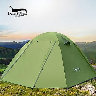 Палатки: Палатки двухслойные Desert Fox Лёгкие Компактные Ветроустойчевые — 3