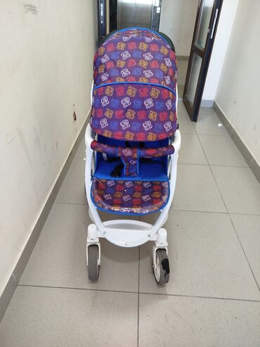 детские коляски mima: Балдар арабасы, түсү - Көгүлтүр, Колдонулган