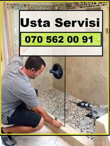 Tikinti işləri: Usta Servisi. Santexnik, Elektrik, Qaz Ustası Xidməti Rakovina