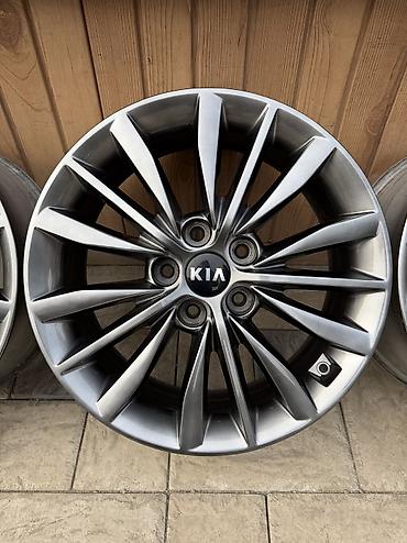 диски на к7: Литые Диски R 17 Kia, Комплект, отверстий - 5, Б/у — 6