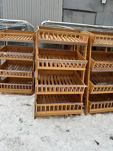 Витрины: Витрины, стеллажи, полки торговые металлические б/у, полка магазинная — 27