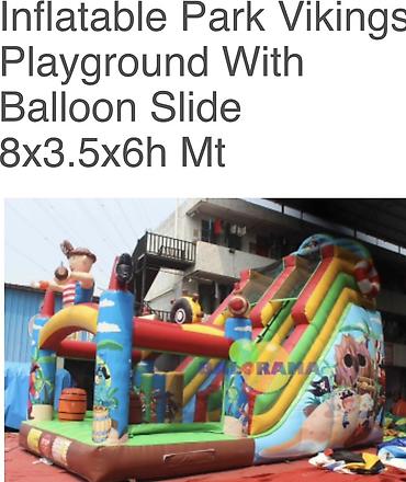 balon alıram: Şişmə Park – “Vikings” uşaq meydançası, balon (şişmə) sürüşkənli — 1
