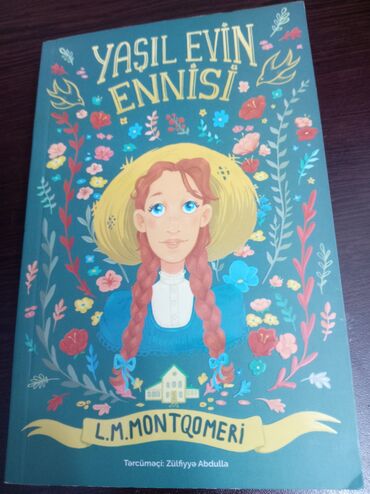 YAŞIL EVİN ENNİSİ -Kitab 1 defe oxunub. teptezedir, yazı, ciriq