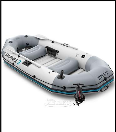 marin: Надувная лодка Intex Mariner-3 Set (Маринер-3) ?46 см + насос и весла — 2