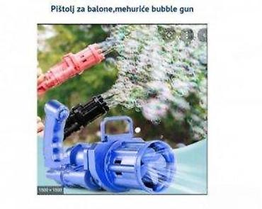 traktori 533: PISTOLJ ZA MEHURICE NOV PISTOLJ ZA BALONE BUBBLE GUN AKCIJA | Cene — 9