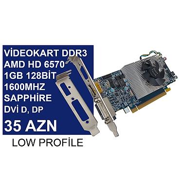 Videokartlar: Videokartlar ⭐Videokart AMD HD 6570 1GB 128bit 1600Mhz Sapphire DVİ D — 3