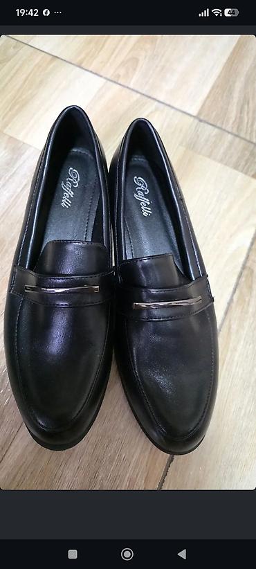 mokasin: Raffelli qadın loaferləri - Rəng: qara - Model: klassik loafer — 3