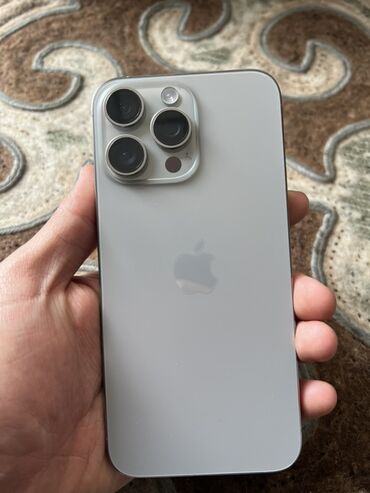 макбук айр м2: IPhone 15 Pro Max, Колдонулган, 256 ГБ, Natural Titanium