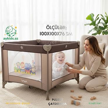 Манежи: 🌈👶 Vava Uşaq Manej – Təhlükəsiz və Əyləncəli Oyun Parkı Balacalar — 1