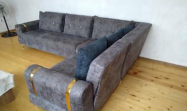 divan transformer: Künc divan – müasir dizayn, rahat oturuş - Forma: L-şəkilli künc — 2