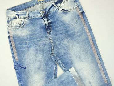 jeansy z bardzo wysokim stanem: Jeans, 4XL (EU 48), condition - Very good