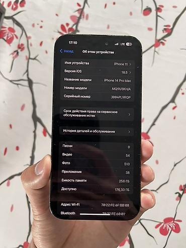 Apple iPhone: IPhone 14 Pro Max, 256 ГБ, 79 % — 5