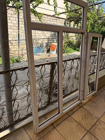 qanadlar: PVC pəncərə-balkon blok sistemi - Material: ağ rəngli PVC profil - — 4