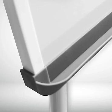 Ostali kancelarijski nameštaj: Flipchart Coyote – tronožac, sklopiv - Magnetna bela tabla sa — 5