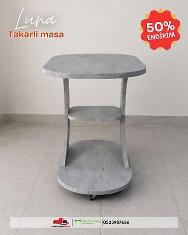 luna: Jurnal masası, Yeni, Açılmayan, Laminat, Oval masa — 5
