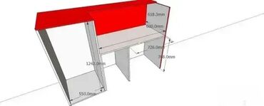 stolovi od metala: Pult 5|x|x-Pult   se izradjuje se od Univera debljine 18mm u