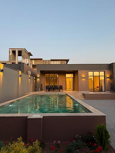 Həyət evləri və villaların satışı: Müasir dizaynlı hovuzlu villa - Geniş həyət və tam hasarlanmış sahə - — 12