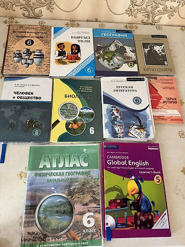 Детские книги: Книги 6 класс цена за всё 500 сом — 1