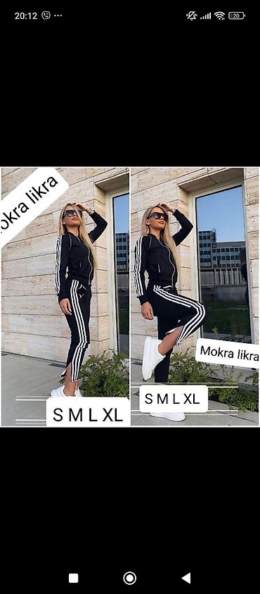 Gornji i donji deo: Komplet trenerka mokra likra 3000dinara ❤️ — 12