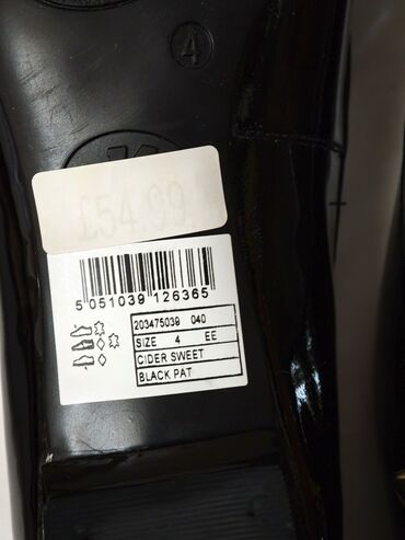 Tuflilər: Tuflilər, Ölçü: 37, rəng - Qara, Yeni — 4