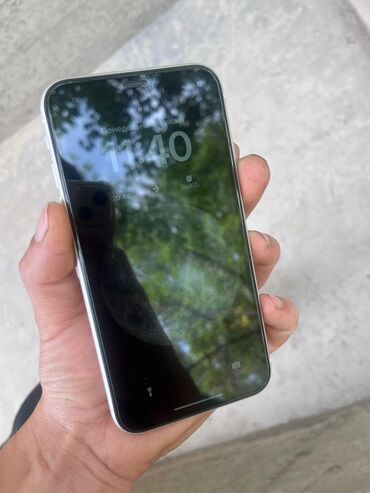 баткен телефон: IPhone 11, Колдонулган, 64 ГБ, Ак, Коргоочу айнек, Каптама, Стилус, 84 %