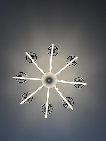 smart light: Потолочная люстра с декоративными плафонами и LED-элементами - — 3