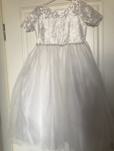 платье белое: Детское платье, цвет - Белый