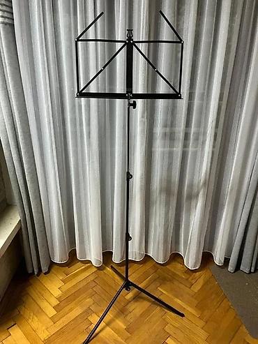 gitare cena: K&M sklopivi notni stalak sa držačem za dirigentsku/predavačku — 5