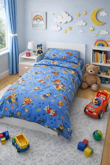 Zavese i draperije: Decija posteljina.100 %pamuk kvalitetan. Materijal nežan na dodir i — 1