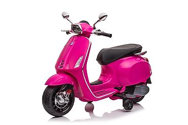 hm duks: Motor na baterije VESPA SPRINT – licencirani dečiji model, roze boje — 1