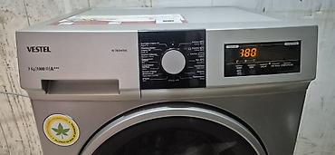 ses aparatı: Paltaryuyan maşın Vestel, 7 kq, İşlənmiş, Avtomat, Qurutma var, Ödənişli çatdırılma — 3