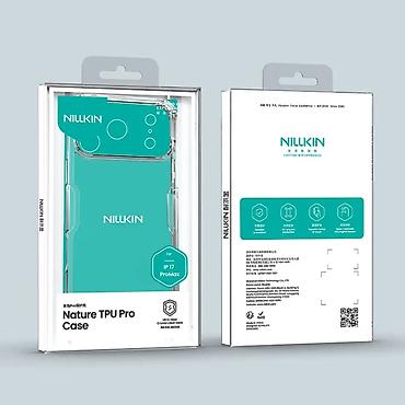 Maske i futrole za telefone: Futrola NILLKIN Nature Pro za iPhone 17 Pro Max (6.9) bela. Uz brzu — 9
