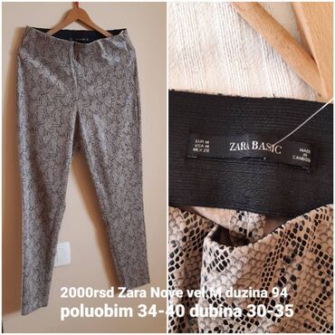 Pantalone: S (EU 36), Ravne nogavice — 10
