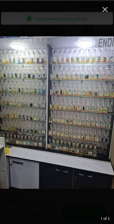 готовый бизнес в баку: 180 Ətir və vitrinler 800 azn Hazir Biznes 
050 697 64 95