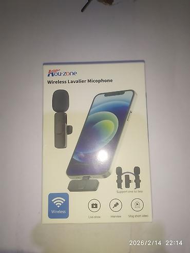 выносной микрофон для автомагнитолы: Peşəkar Simsiz Mikrofon (USB-C qəbuledici ilə) - Ağıllı çip — 4