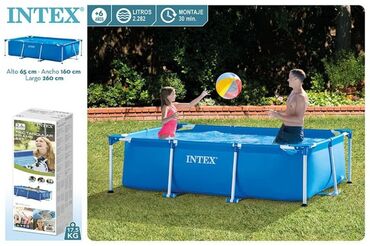 Бассейны: Каркасный бассейн INTEX. Качество 100% гарантия Размер:260х160х65
